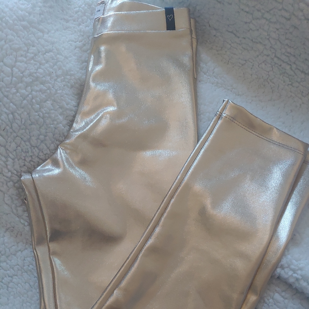 Gold leggings